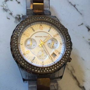 Michael Kors Rose Gold/Lucite Watch
